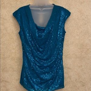 Women’s Sequined Ann Taylor Top